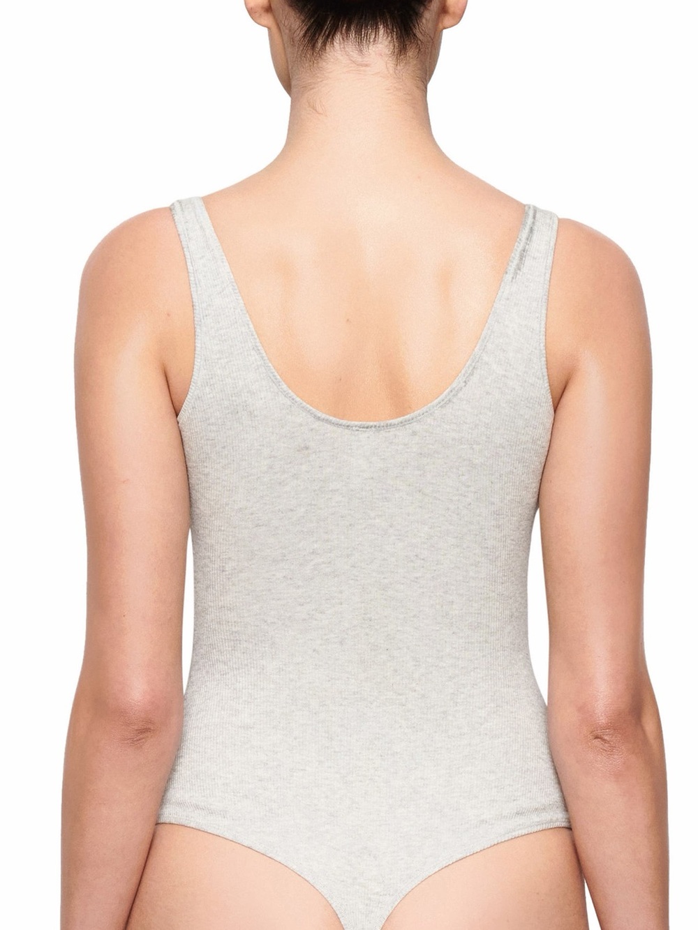 Stretch Cotton Rib Bodysuit - Picture 2 of 6